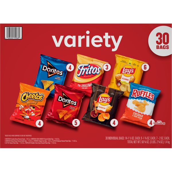 Frito Lay Assorted Snacks Variety