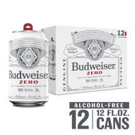Budweiser Zero Zero Alcohol Free American Lager Be...
️