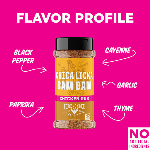 Fire & Smoke Society Chica Licka Poultry Blend, BBQ Rub