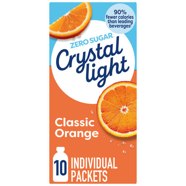 Crystal Light Classic Orange Powdered Drink Mix