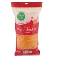 Food Club Sharp Cheddar Shredded Cheese️ DestGlow