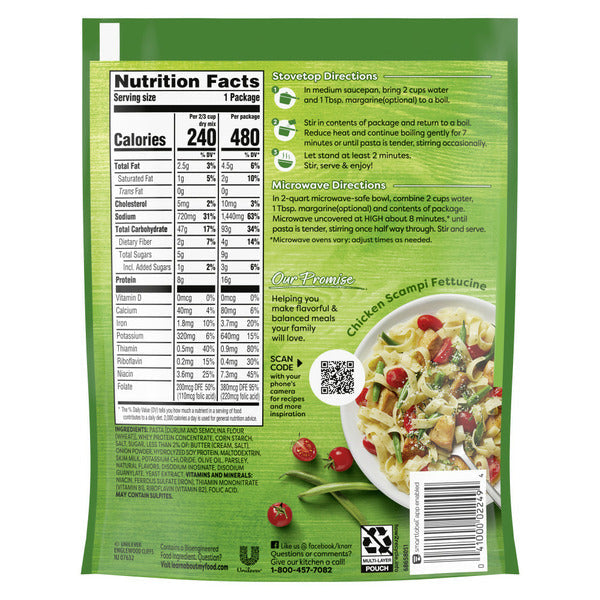 Knorr Pasta Sides Butter Fettuccine
