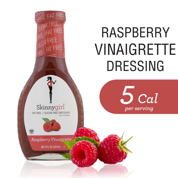 Skinnygirl Fat-Free | Sugar-Free Raspberry Vinaigrette Salad Dressing, 8 FL OZ