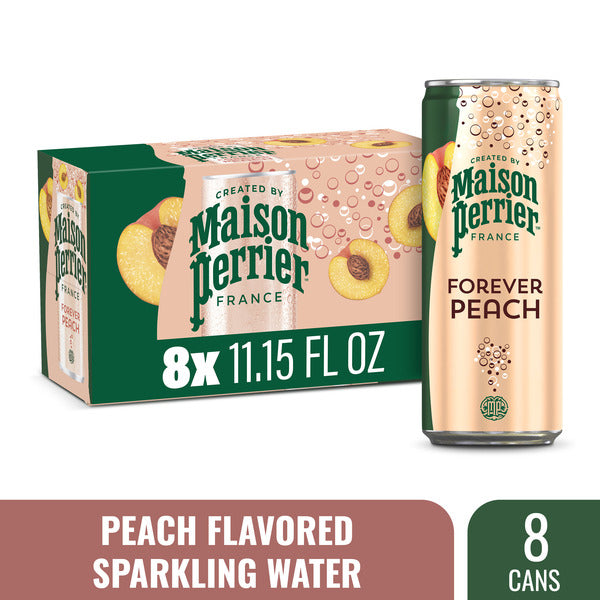 Maison Perrier Forever Peach Flavored Sparkling Water
