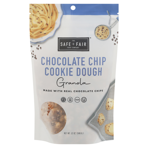 The Safe + Fair Food Company Granola, Chocolate Chip Cookie Dough