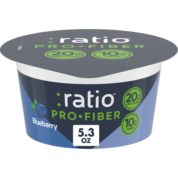 Ratio Pro-Fiber Blueberry Yogurt Cultured Dairy Snack Cup