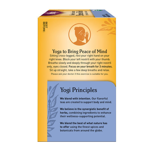 Yogi Tea Herbal Tea, Honey Lavender Stress Relief, Caffeine Free
