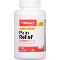 TopCare Pain Relief, Extra Strength, 500 mg, Caple...
️