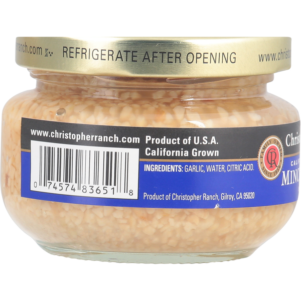 Christopher Ranch Minced Garlic In Water
