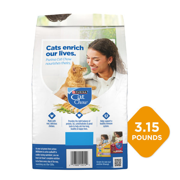 Purina Cat Chow Complete High Protein Dry Cat Food With Real Chicken