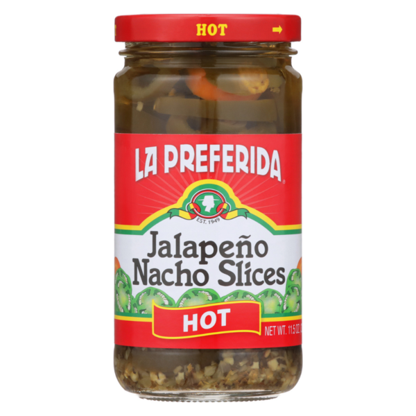 La Preferida HOT Jalapeno Nacho Slices with Carrots