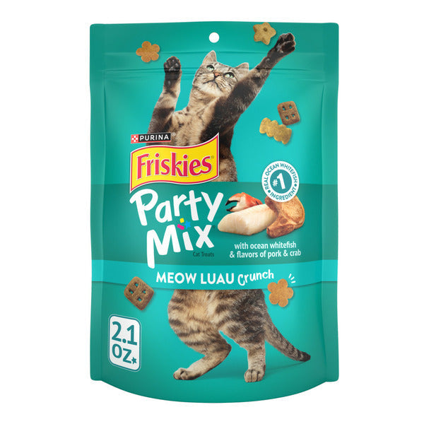 Purina Friskies Cat Treats, Party Mix Meow Luau Crunch