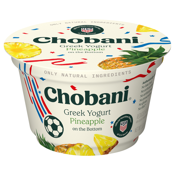 Chobani Nonfat Greek Pineapple on the Bottom Yogurt
