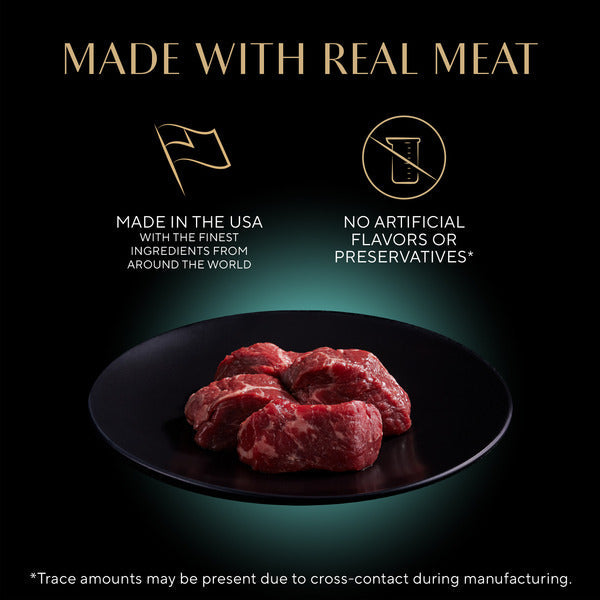 SHEBA PERFECT PORTIONS Gravy Indulgence Beef Entree in Extra Gravy Twin-Pack Trays