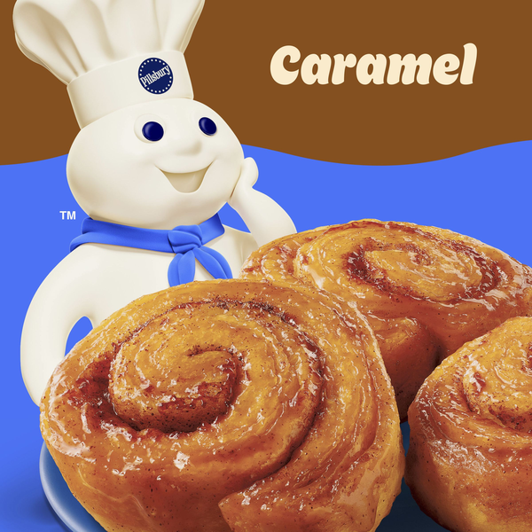 Pillsbury Flaky Caramel Rolls Canned Pastry Dough