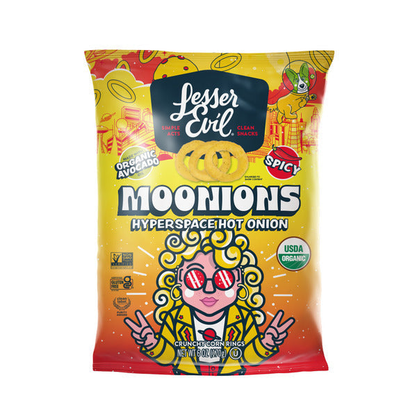 LesserEvil Organic Moonions, Hyperspace Hot Onion