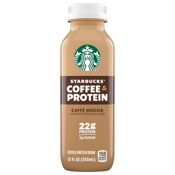 Starbucks Coffee & Protein Cafe Mocha Iced Coffee Bottle DestGlow