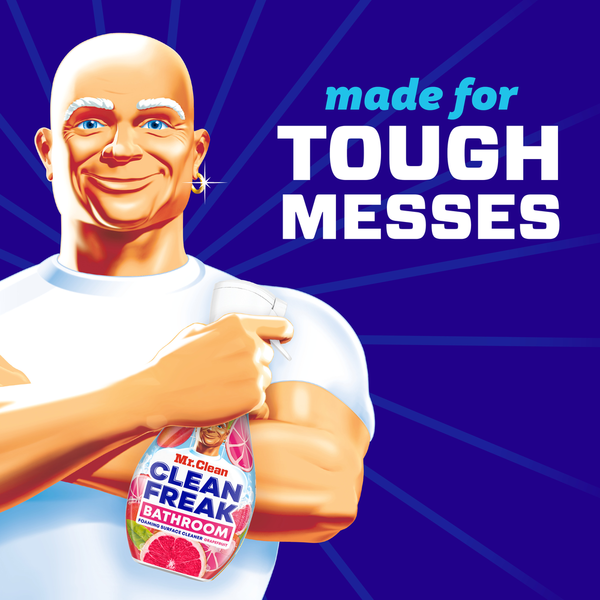Mr. Clean Clean Freak Foaming Bathroom Surface Cleaner Multi-Surface Spray Starter Kit