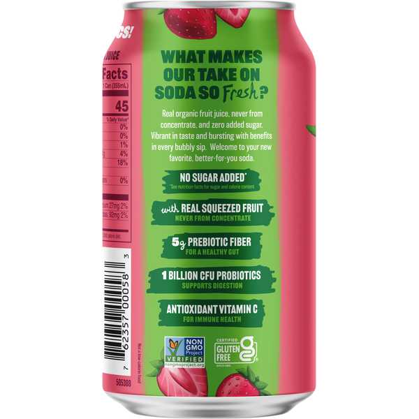 Evolution Strawberry Vanilla Soda