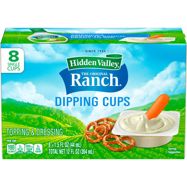 Hidden Valley Original Ranch Salad Dressing To Go Cups