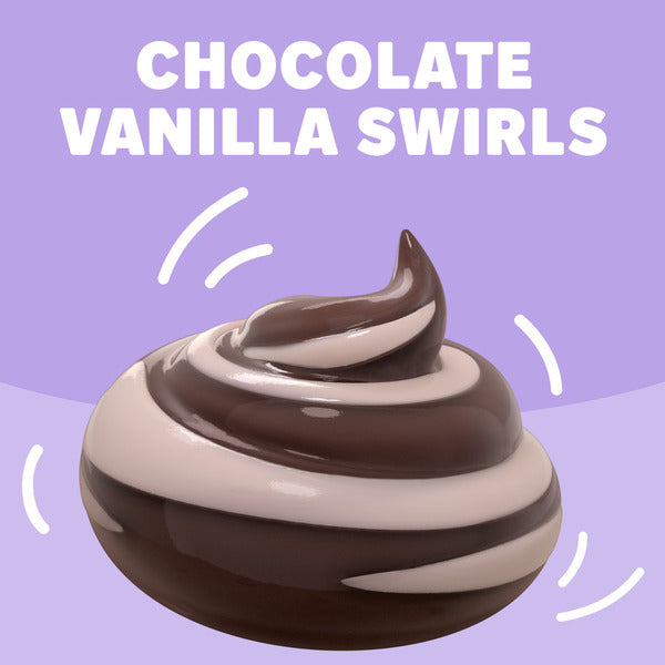 Jell-O Original Chocolate Vanilla Swirls Refrigerated Pudding Cup Snacks