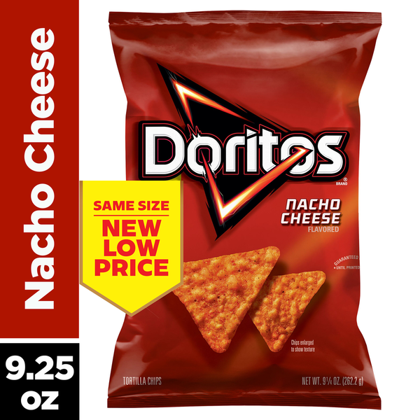 Doritos Flavored Tortilla Chips, Nacho Cheese