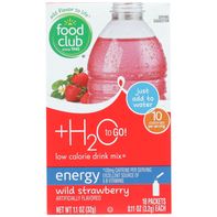 Food Club +H2O To Go!, Wild Strawberry Energy Low ...
️ DestGlow
