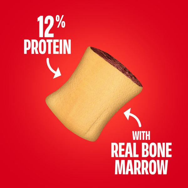 Milk-Bone MaroSnacks Small Dog Treats with Real Bone Marrow, 10 Oz. Box