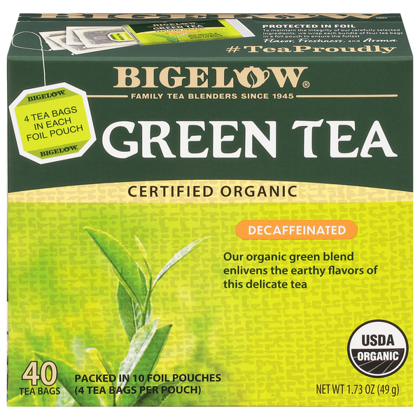Bigelow Green Tea Organic Decaffeinated