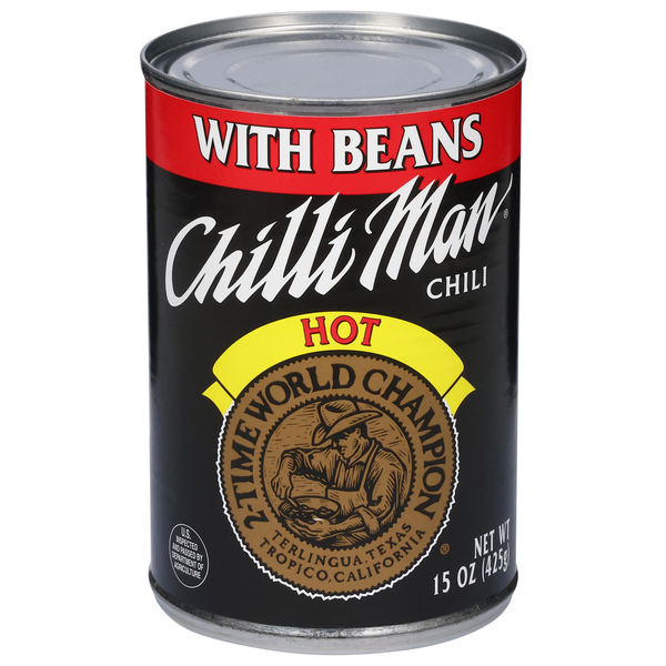Chilli Man Chili, with Beans, Hot