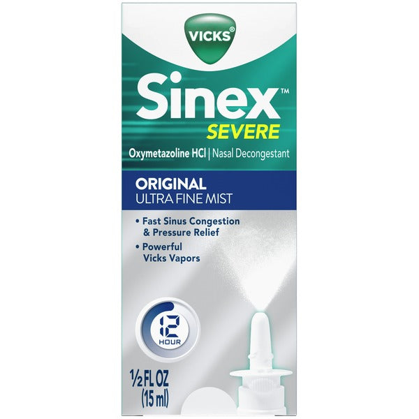 Vicks Sinex Original Ultra Fine Mist Nasal Spray Decongestant