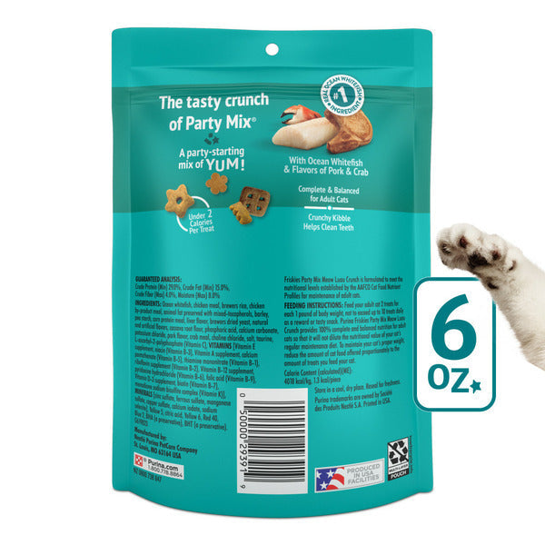 Purina Friskies Cat Treats, Party Mix Meow Luau Crunch