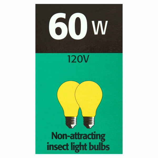 SYLVANIA 60w A19 Bug Light Bulbs