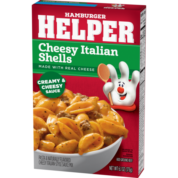 Hamburger Helper Cheesy Italian Shells