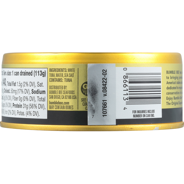 Bumble Bee Tuna, Solid White, Albacore