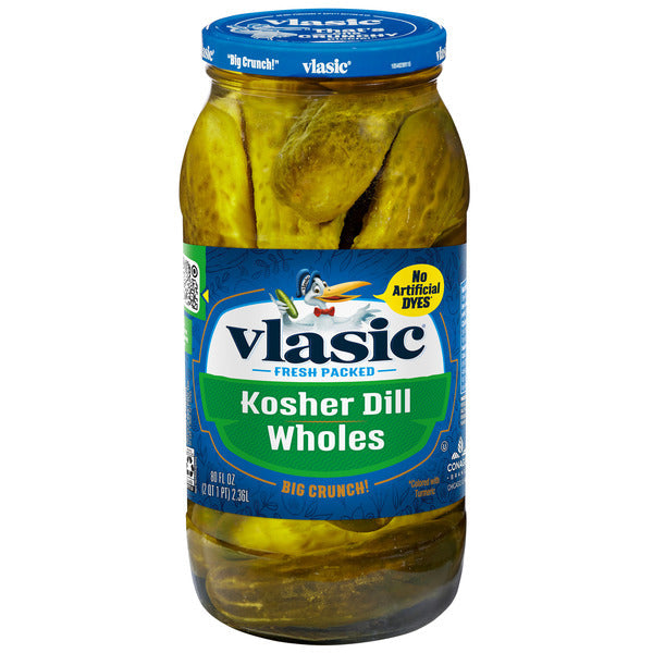Vlasic Kosher Dill Whole Pickles, Keto Friendly