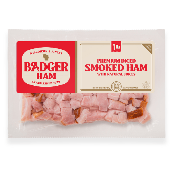 Badger Ham Diced Premium Smoked Ham
