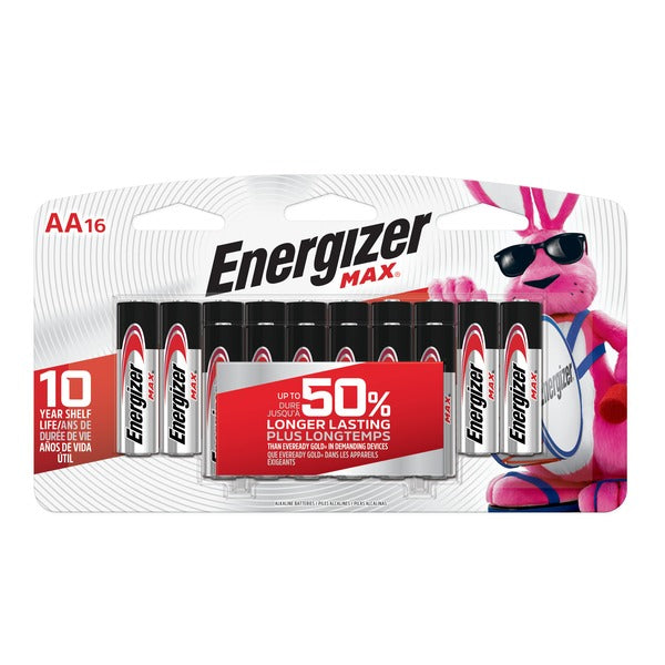 Energizer AA Batteries, Double A Alkaline Batteries