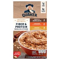 Quaker Fiber & Protein Assorted Instant Oatmeal️ DestGlow