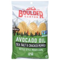 Boulder Canyon Potato Chips, Sea Salt & Cracked Pe...
️