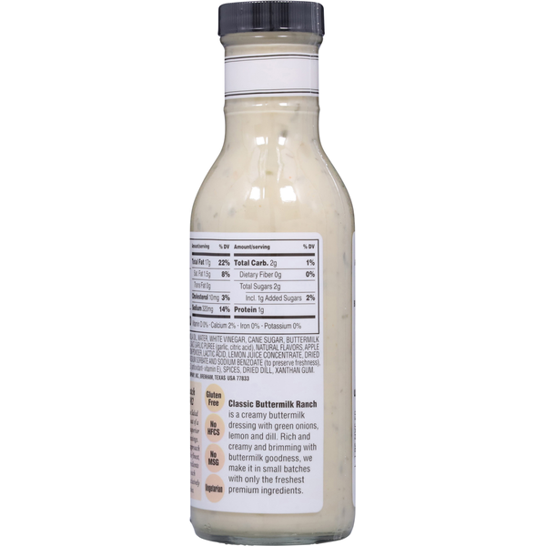 BRIANNAS Home Style Classic Buttermilk Ranch Dressing
