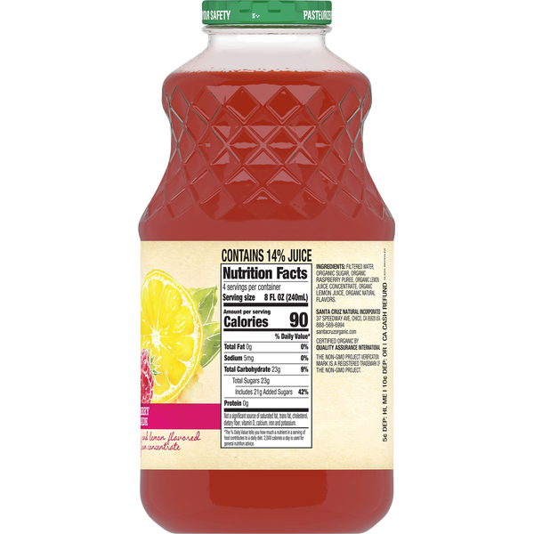 Santa Cruz Organic Organic Raspberry Lemonade