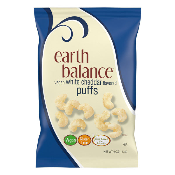 Earth Balance Vegan Aged White Cheddar Flavor Puffs
