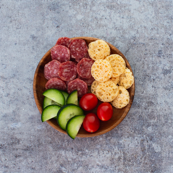 Applegate Organics Organic Uncured Genoa Salami Bites Snack Bag, 7g of protein