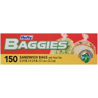 Hefty Sandwich & Storage Bags with Twist Ties️