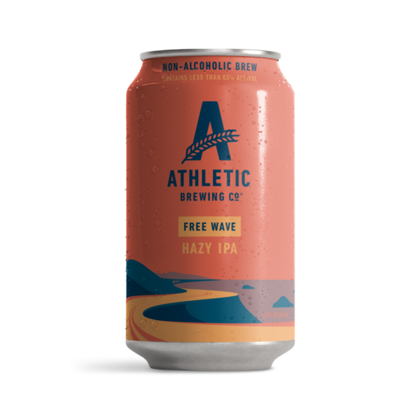 Athletic Brewing Co. Non-Alcoholic Brew, Hazy IPA, Free Wave