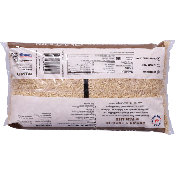 Riceland Rice, Long Grain, Brown