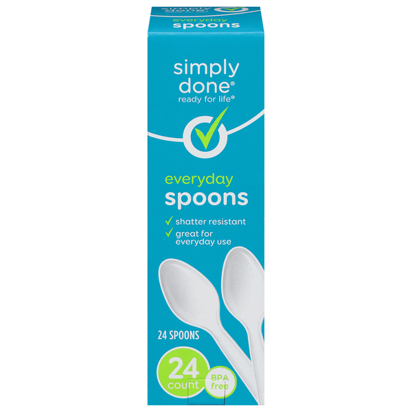 Simply Done Spoons H/D White