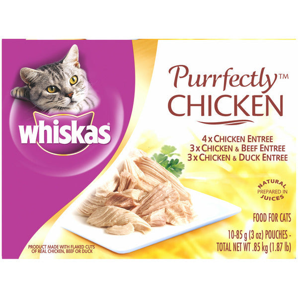 Whiskas Purrfectly Chicken Variety Pack