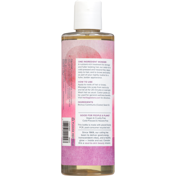 Heritage Store Castor Oil, Nourishing Treatment